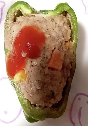 米粉活用！ピーマン肉詰め-レシピのメイン写真
