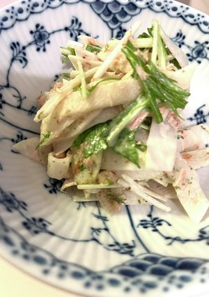 大根と水菜のサラダ-レシピのメイン写真