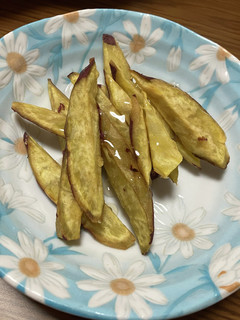 簡単♪フライドさつまいものハチミツがけ-レシピのメイン写真