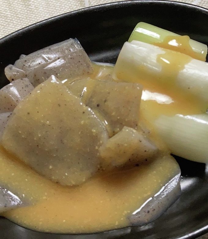 こんにゃくと長ネギの酢味噌-レシピのメイン写真
