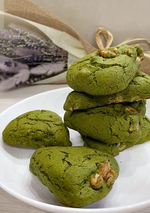 抹茶とくるみの米粉スコーン-レシピのメイン写真