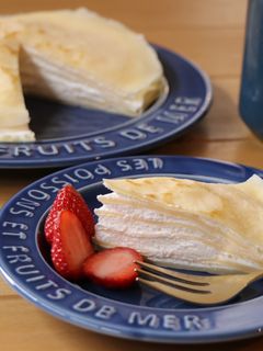 もちもち米粉のミルクレープ-レシピのメイン写真
