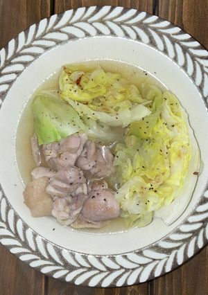 キャベツと鶏胸肉の食べるスープ-レシピのメイン写真