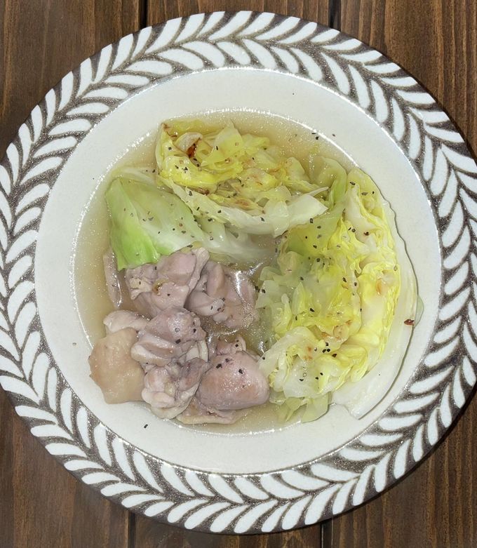 キャベツと鶏胸肉の食べるスープ-レシピのメイン写真