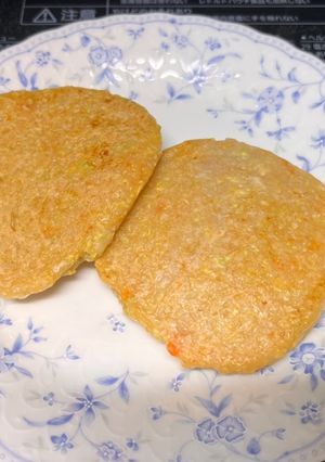 離乳食 ツナと山芋のお好み焼き 卵不使用-レシピのメイン写真