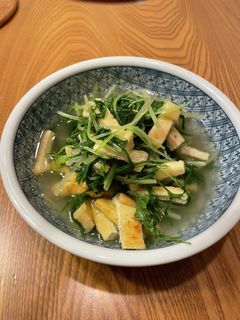 水菜と油揚のさっと煮-レシピのメイン写真
