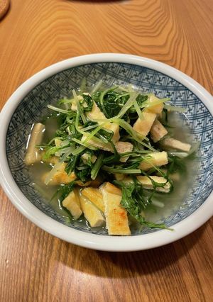 水菜と油揚のさっと煮-レシピのメイン写真