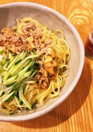 ジャージャー麺（かた焼きor生麺）-レシピのメイン写真
