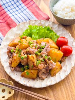 豚じゃがの甘辛炒め-レシピのメイン写真