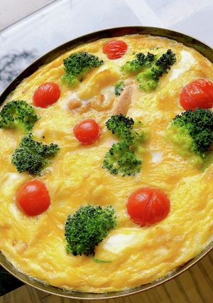 親子丼的な!甘くないパンプディング♪-レシピのメイン写真