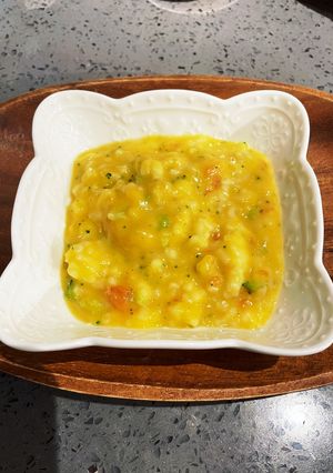 さつま芋ポタージュとミックス野菜うどん-レシピのメイン写真