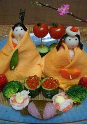 お雛様のおすし-レシピのメイン写真