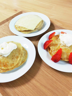オートミールと米粉の柔らかパンケーキ-レシピのメイン写真
