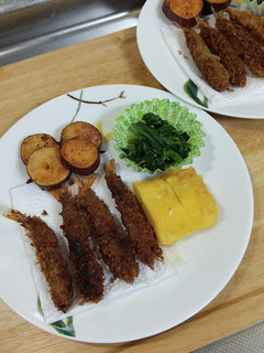 春休みの息子達へ♡えびフライランチ-レシピのメイン写真