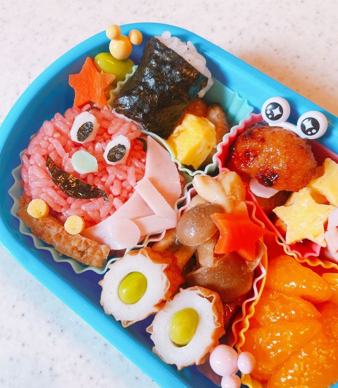 男の子キャラ弁♪SLマン♪アンパンマン-レシピのメイン写真