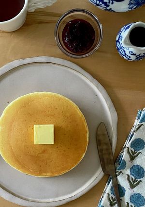 *米粉のモチフワパンケーキ*-レシピのメイン写真