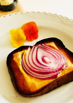 糖質オフ☆オニオンチーズトースト♪-レシピのメイン写真