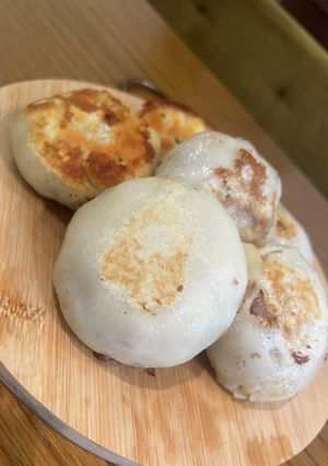 米粉でカリッともちっとおやき-レシピのメイン写真