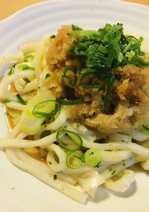 おろしポン酢でたべる●長ネギの焼きうどん-レシピのメイン写真