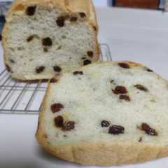 รูปของ HBでポンパドールのレーズンパンを作る！