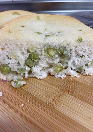「米粉活用」もっちり塩えんどうパン-レシピのメイン写真