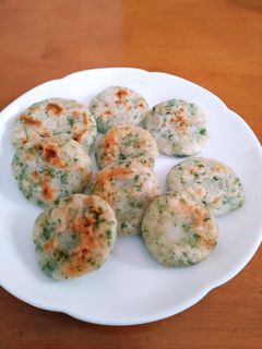 米粉とフライパンで作るたぬきお焼き-レシピのメイン写真