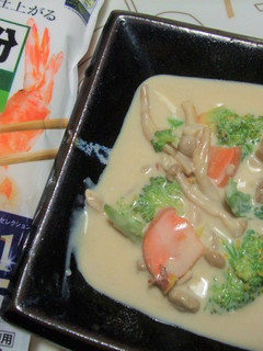 米粉使用 鍋キューブ消費のクリーム煮-レシピのメイン写真
