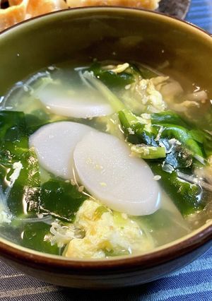 時短もう一品!トックスープ★ワカメスープ-レシピのメイン写真