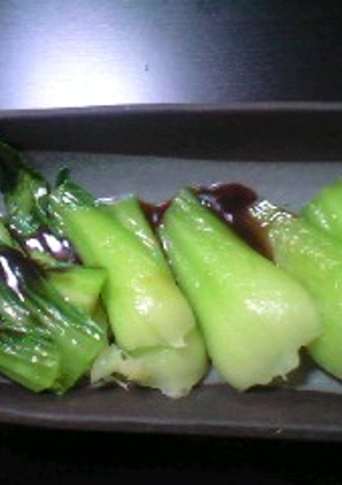 青梗菜とオイスターソースだけぇ！？-レシピのメイン写真