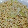 あみエビと春キャベツのパスタ