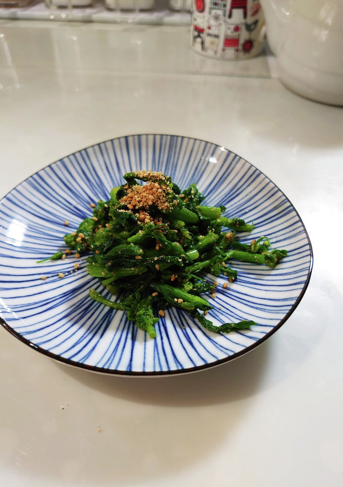 簡単菜の花のごま和え-レシピのメイン写真