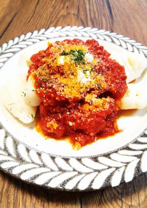 もっちもち♡米粉のトマトソースニョッキ-レシピのメイン写真