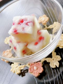 いちごとクリームチーズの米粉ういろう♪-レシピのメイン写真