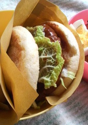 簡単オシャレなバーグ弁当-レシピのメイン写真