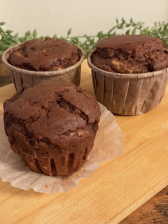 さっくり♪米粉のチョコバナナマフィン-レシピのメイン写真