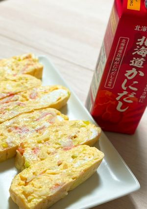 かにだし巻きたまご-レシピのメイン写真