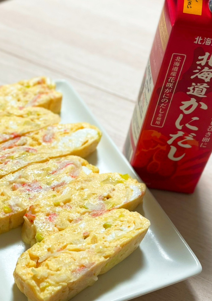 かにだし巻きたまご-レシピのメイン写真