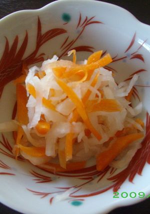 寿司酢で簡単なます-レシピのメイン写真