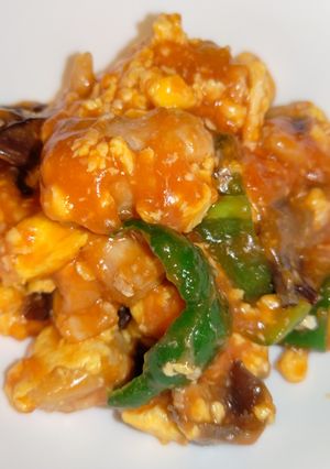 鶏肉と卵のトマトソース炒め-レシピのメイン写真
