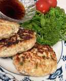 豆腐野菜ハンバーグ(冷蔵庫整理)