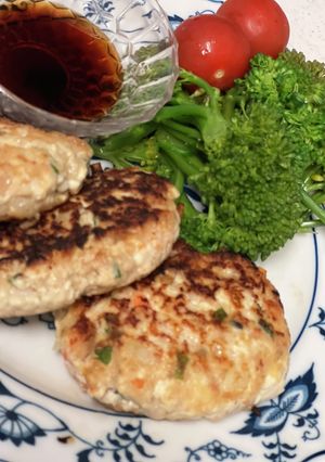 豆腐野菜ハンバーグ(冷蔵庫整理)-レシピのメイン写真