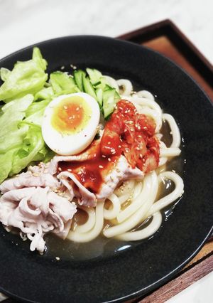 ☆簡単☆冷やしキムチうどん-レシピのメイン写真