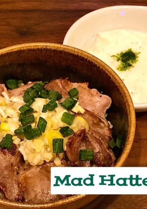 ねぎタン塩丼とろろセット-レシピのメイン写真