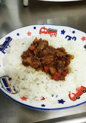 簡単キーマカレー風-レシピのメイン写真