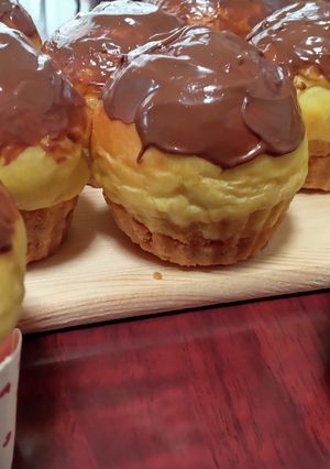 かぼちゃチョコがけタルトぱん-レシピのメイン写真