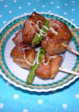 鶏むね肉で♪パパッと焼き鳥-レシピのメイン写真