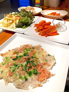 れんこんピザ #米粉活用-レシピのメイン写真