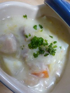 パパっと!冷蔵庫整理のチキンチャウダー-レシピのメイン写真