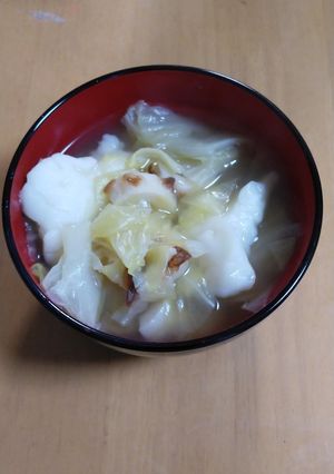 キャベツのすいとん-レシピのメイン写真