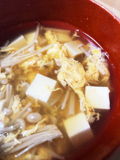 えのきと豆腐の中華風スープ-レシピのメイン写真